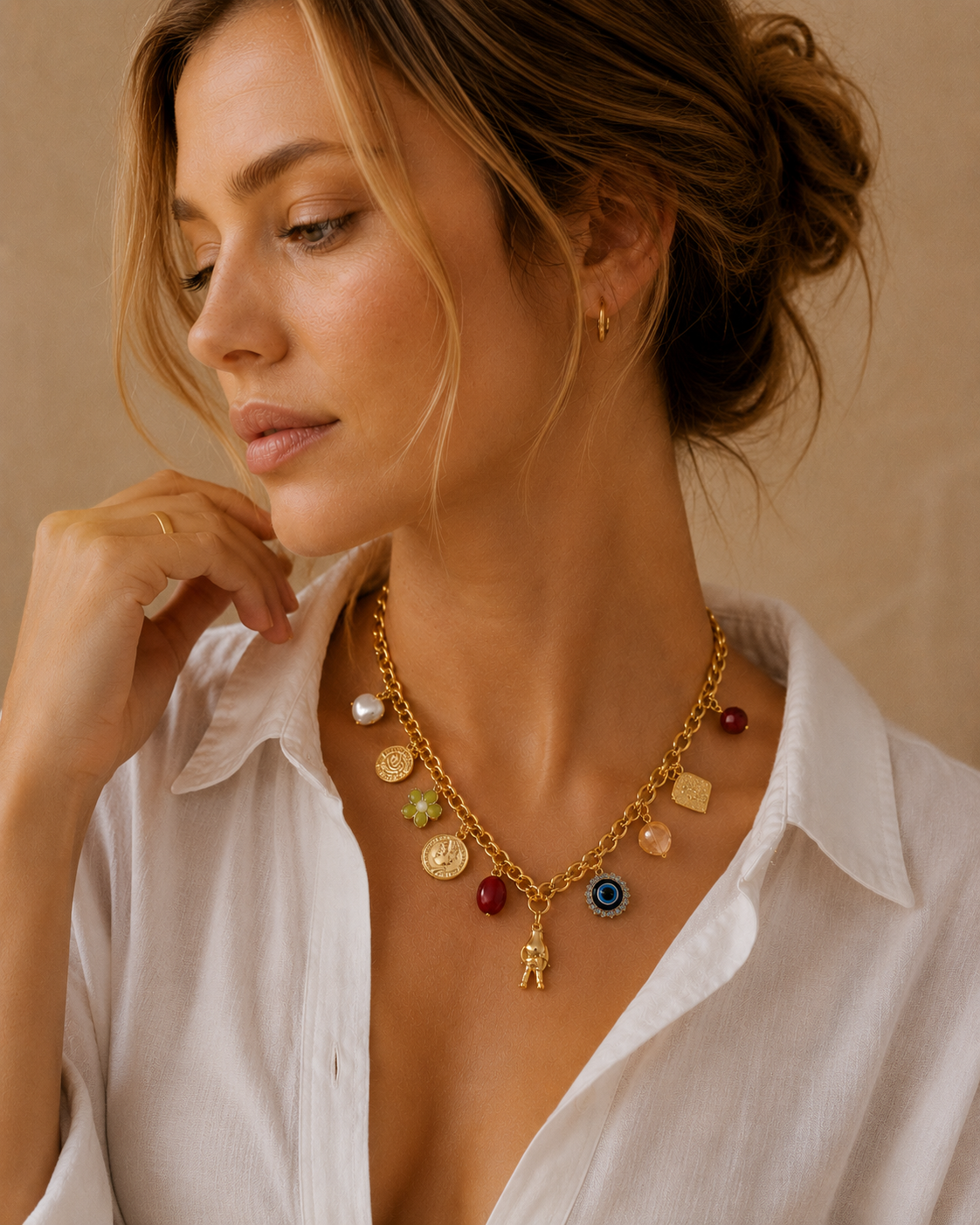 Lucky Trinkets Charm Necklace