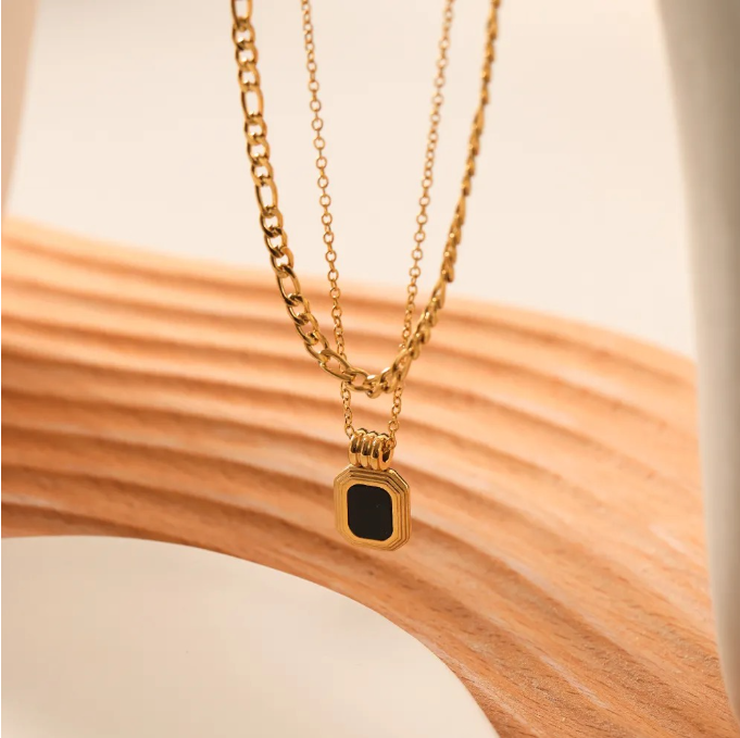Double Layer Shell Necklace
