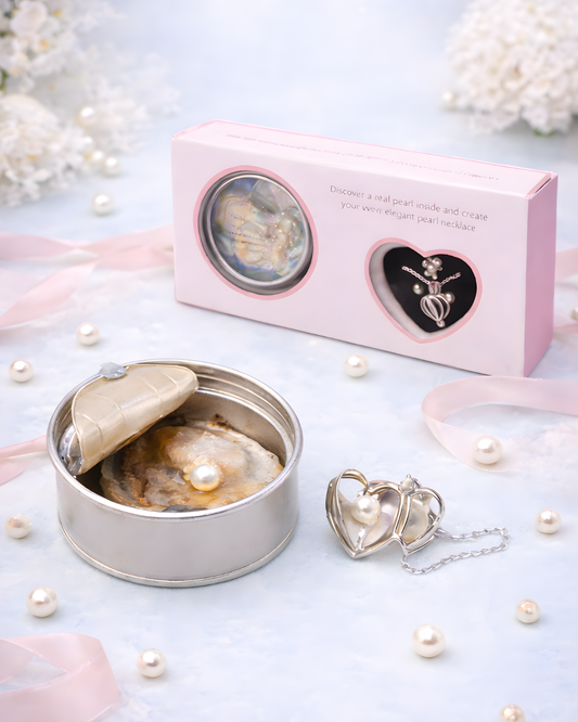 Oyster Pearl Necklace Set