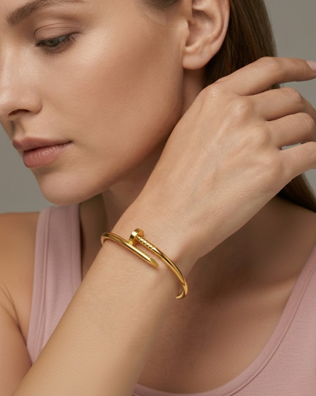 Nail Style Bracelet - Detail View