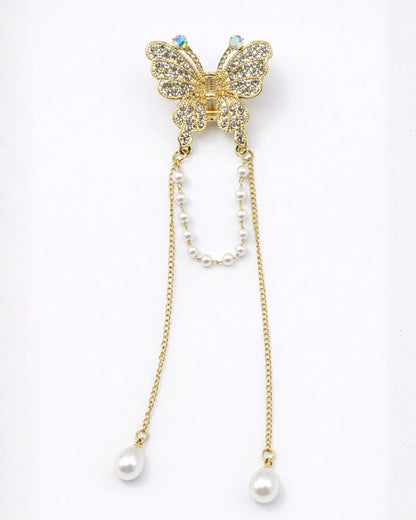 Pearlwing Butterfly Hair Clip