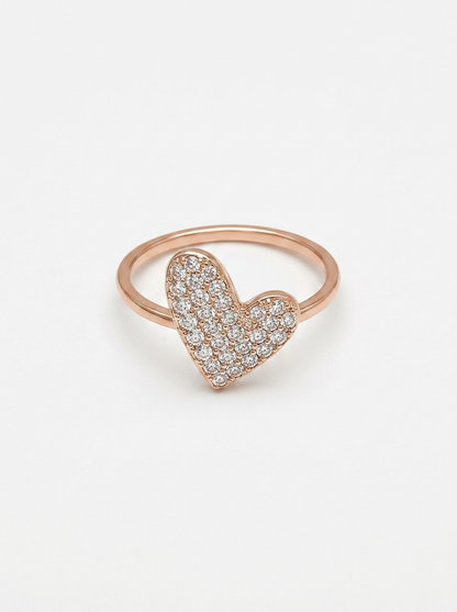 Asymmetric Heart Ring - Product Shot