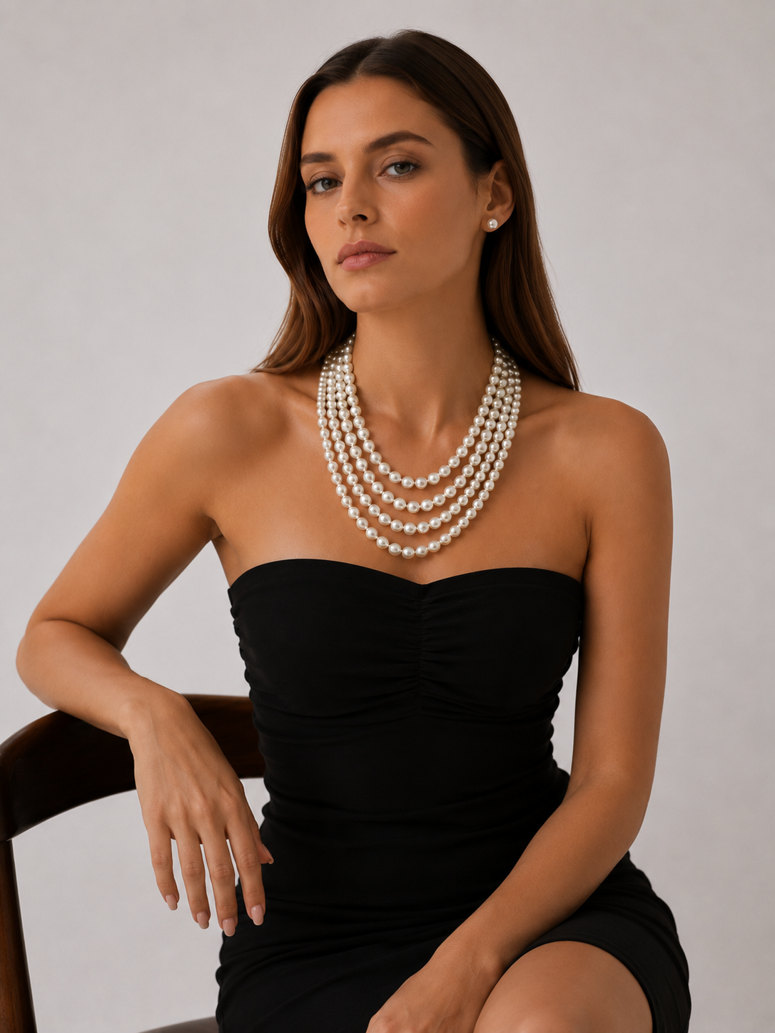 Timeless Pearl Layers Necklace Set