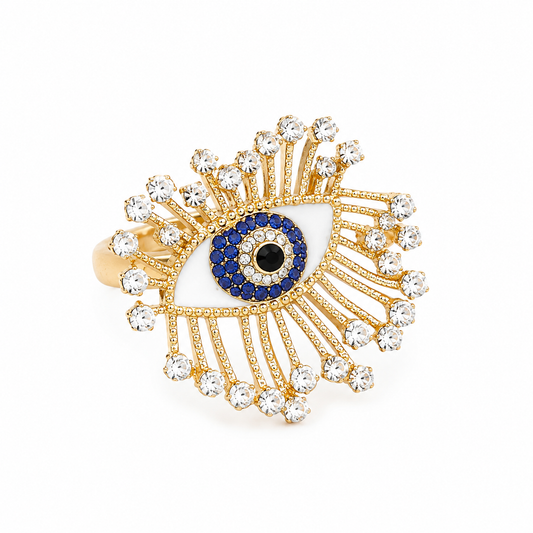 Evil Eye Statement Ring