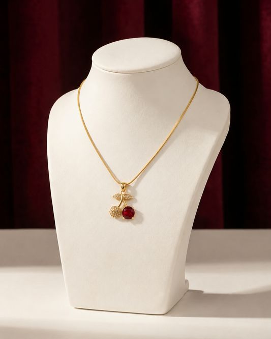 Cherry Crush Pendant Necklace