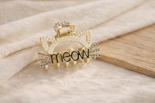 Gold Cat Hair Claw