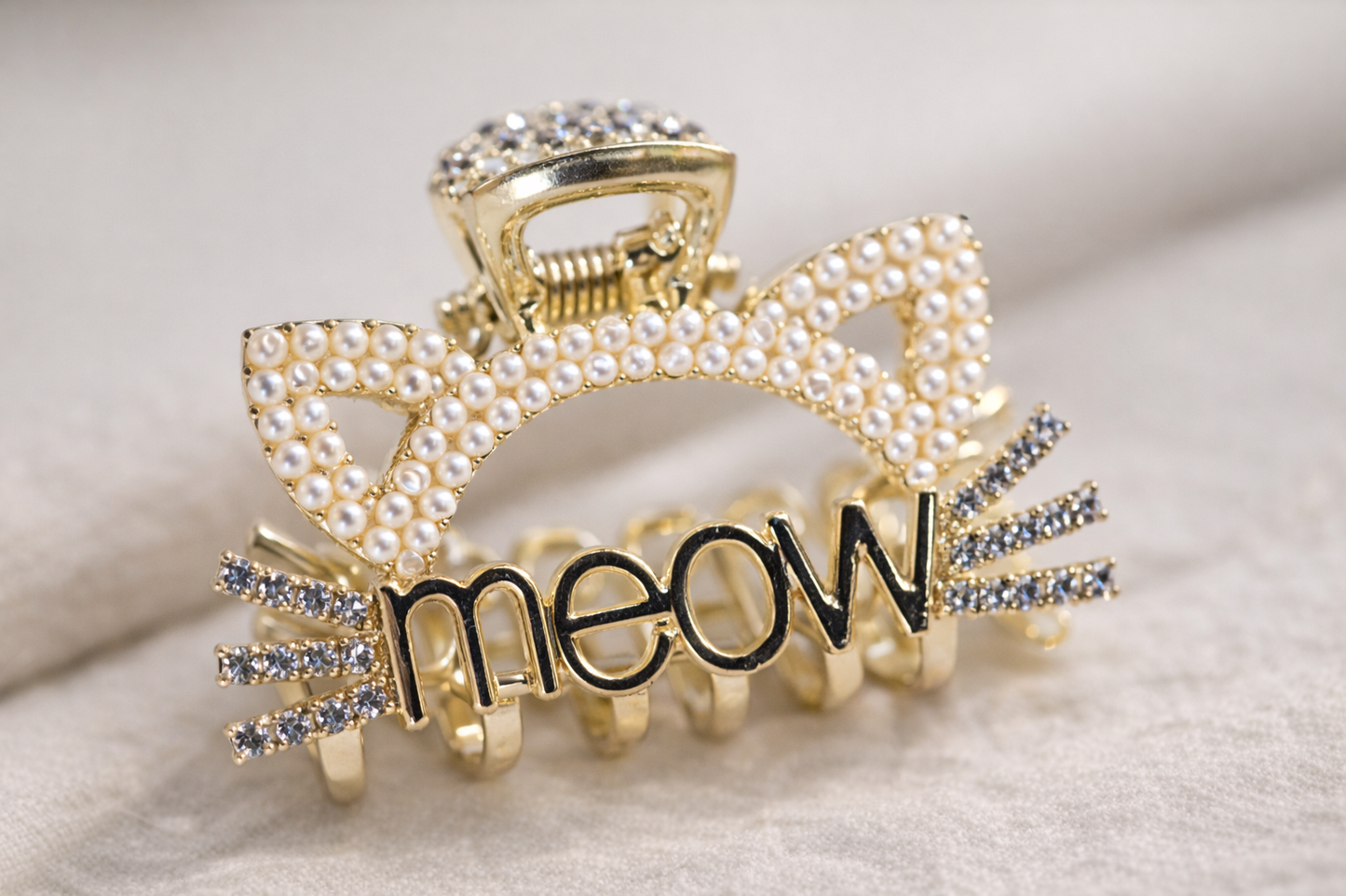 Gold Cat Hair Claw