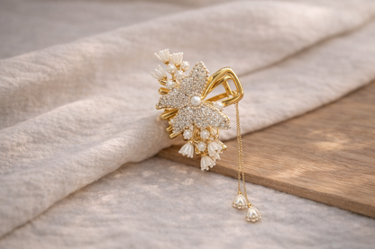Gold Butterfly Hair Claw