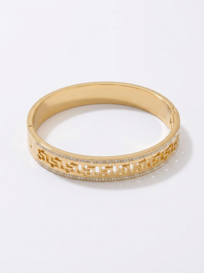 Greek Key Bangle - Product Shot