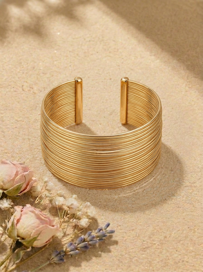 Golden Cuff - Flat Lay