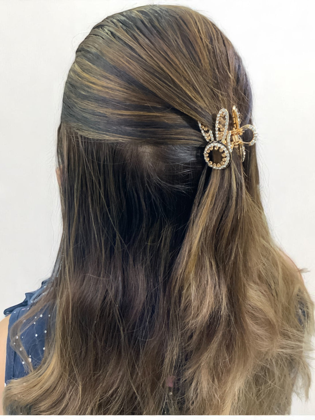 Crystal Bunny Ears Hair Claw