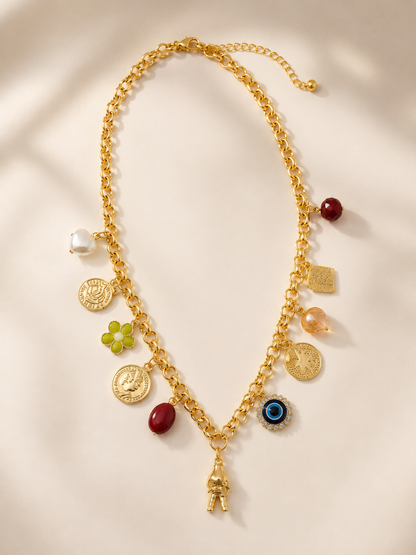 Lucky Trinkets Charm Necklace2