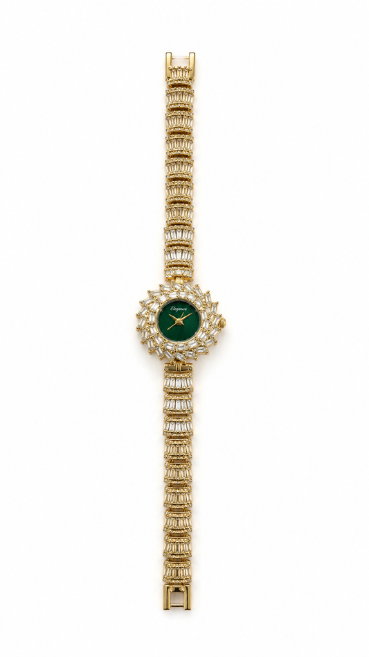 Emerald Crystal Watch