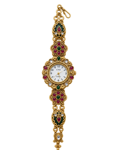 Royal Ruby Kundan Heritage Watch