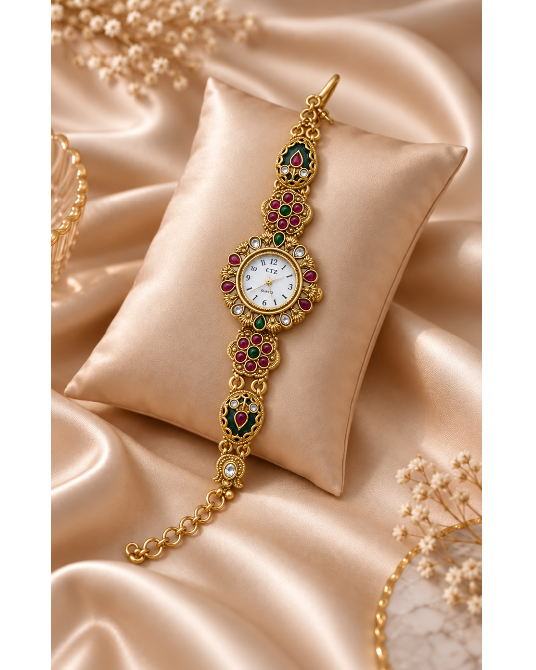 Royal Ruby Kundan Heritage Watch