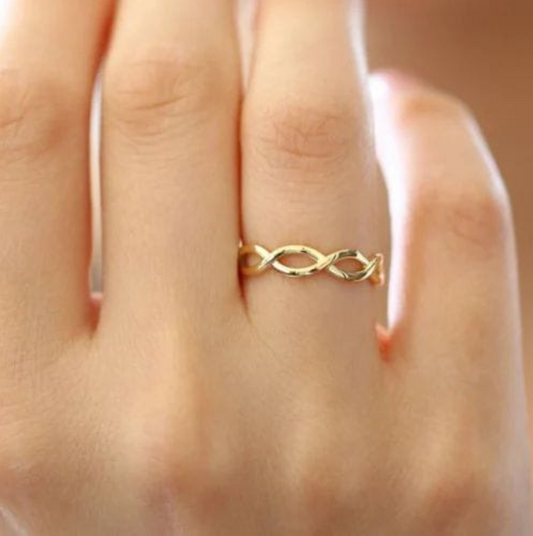 Gold Leaf Ring