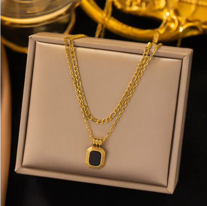 Double Layer Shell Necklace