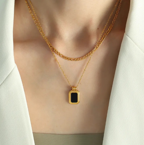 Double Layer Shell Necklace