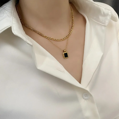 Double Layer Shell Necklace