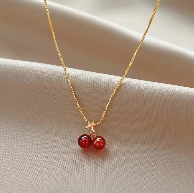 The Red Cherry Necklace
