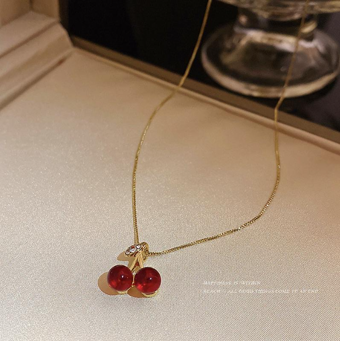 The Red Cherry Necklace
