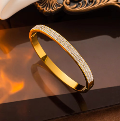Micro Layered Zirconia Studded Bracelet