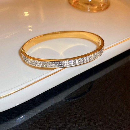 Micro Layered Zirconia Studded Bracelet