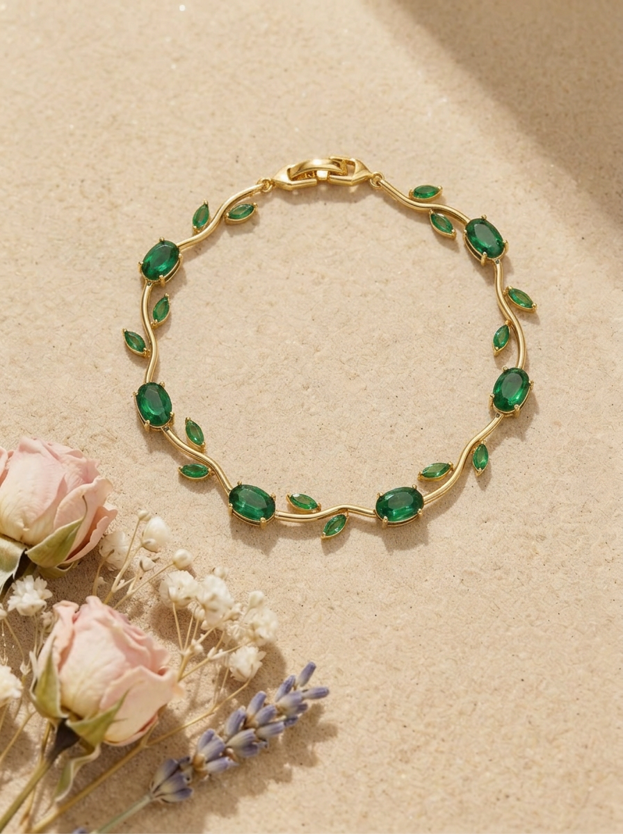 Green Tulip - Flat Lay