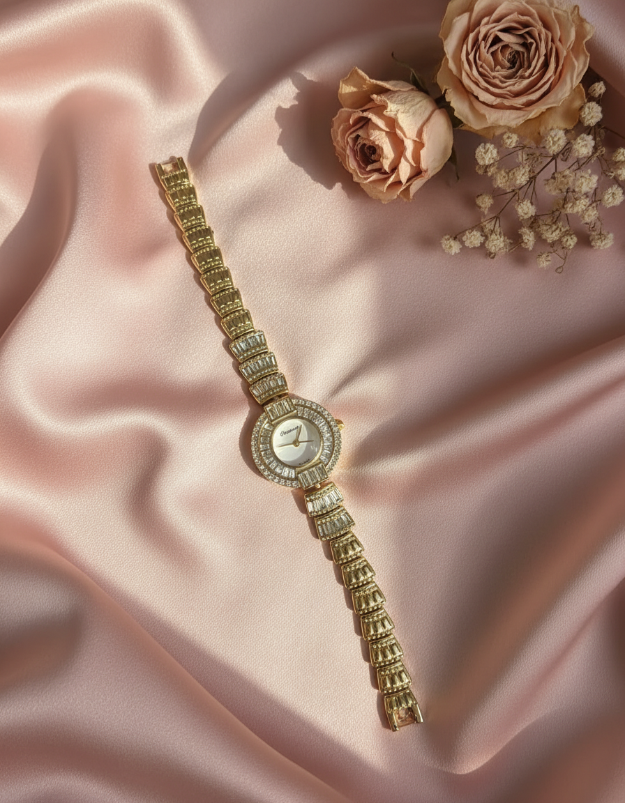 Luxe Crystal Watch