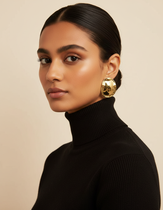 Golden Statement Earrings