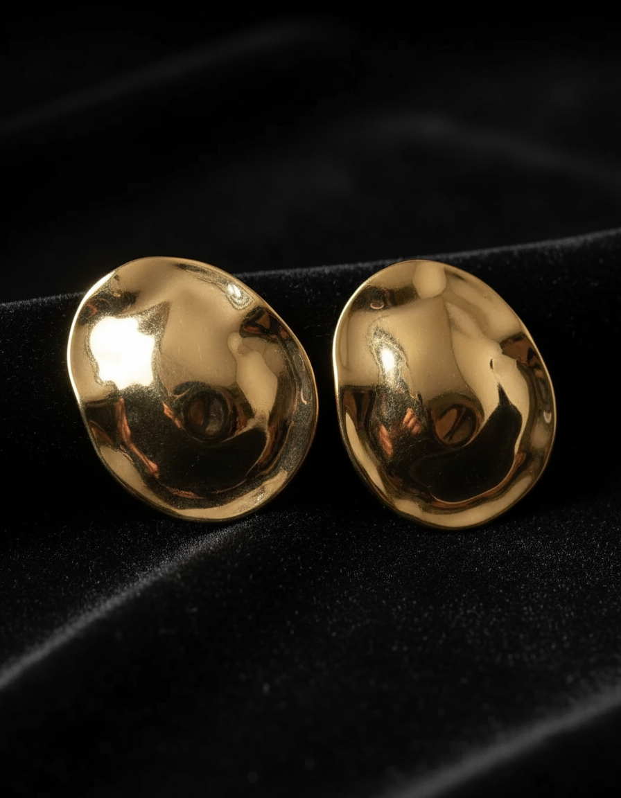Golden Statement Earrings