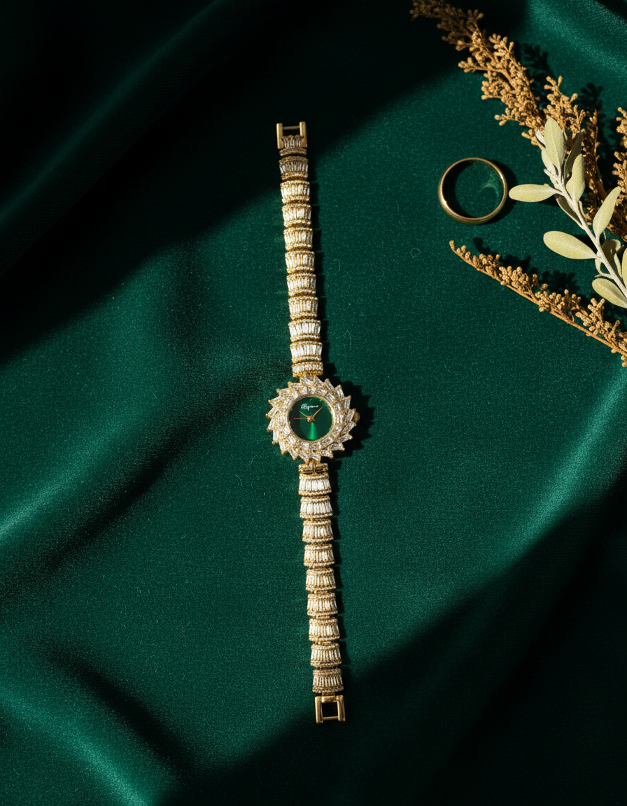 Emerald Crystal Watch