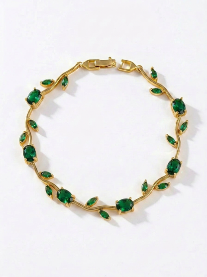 Green Tulip Bracelet