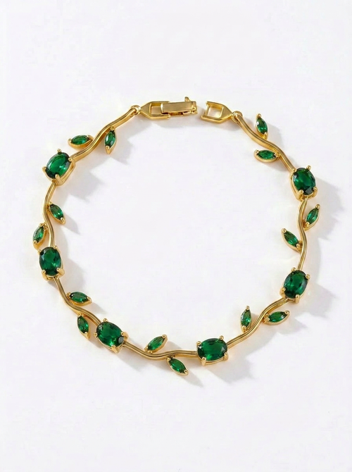 Green Tulip Bracelet