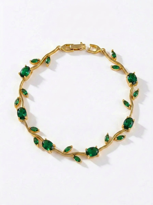 Green Tulip Bracelet
