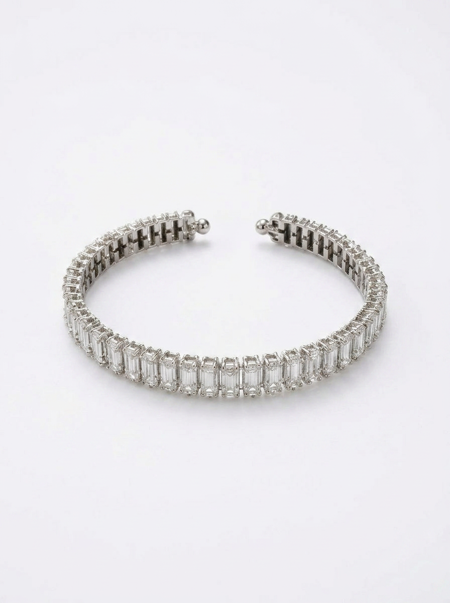 Silver Finish Bracelet - Product Shot